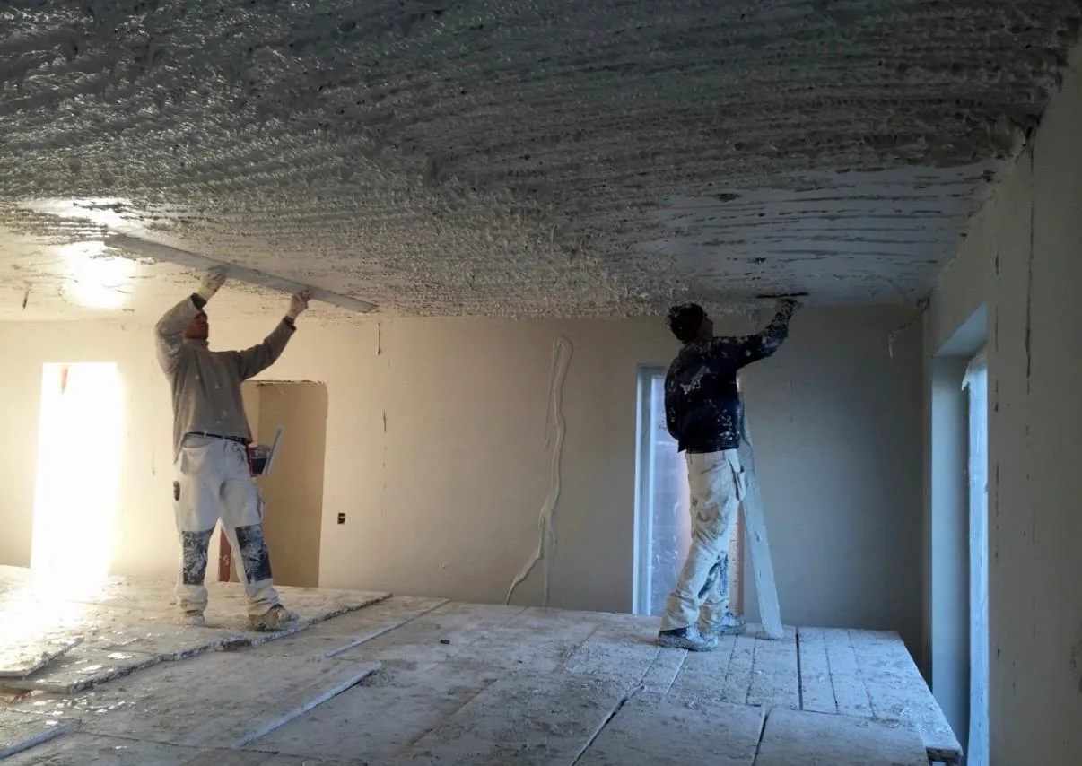 chantier plafonnage