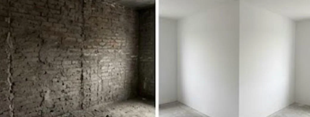 mur avant apres