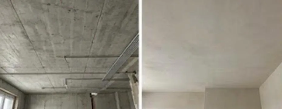 plafond enduit